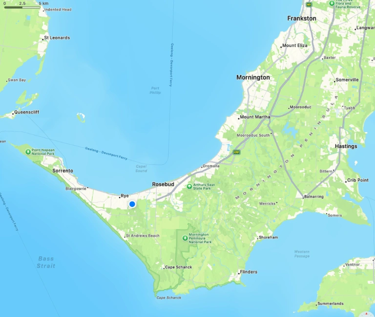 map footer